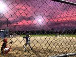 St Johns interlocking U13 league. Parker Phillips of MP Blazers at bat against Paradise Phantoms .Game a Squires Field MP. © 2021 Pat Cochrane