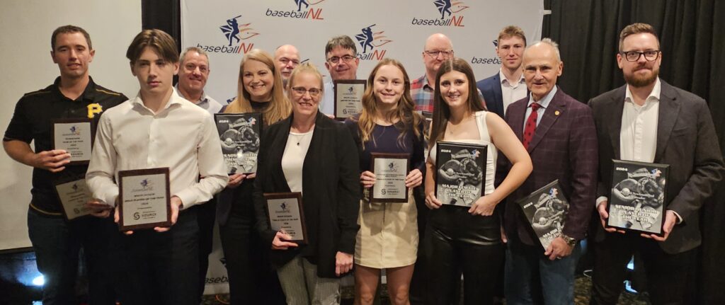 2024 Baseball Newfoundland and Labrador award winner. Photo by Kristyn Coley