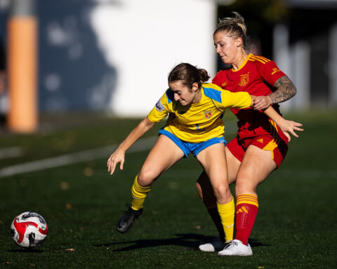 Womens Soccer Womens Soccer - Holy Cross St Johns vs Banat FC Kitchener. Photo by Trevor Wragg.