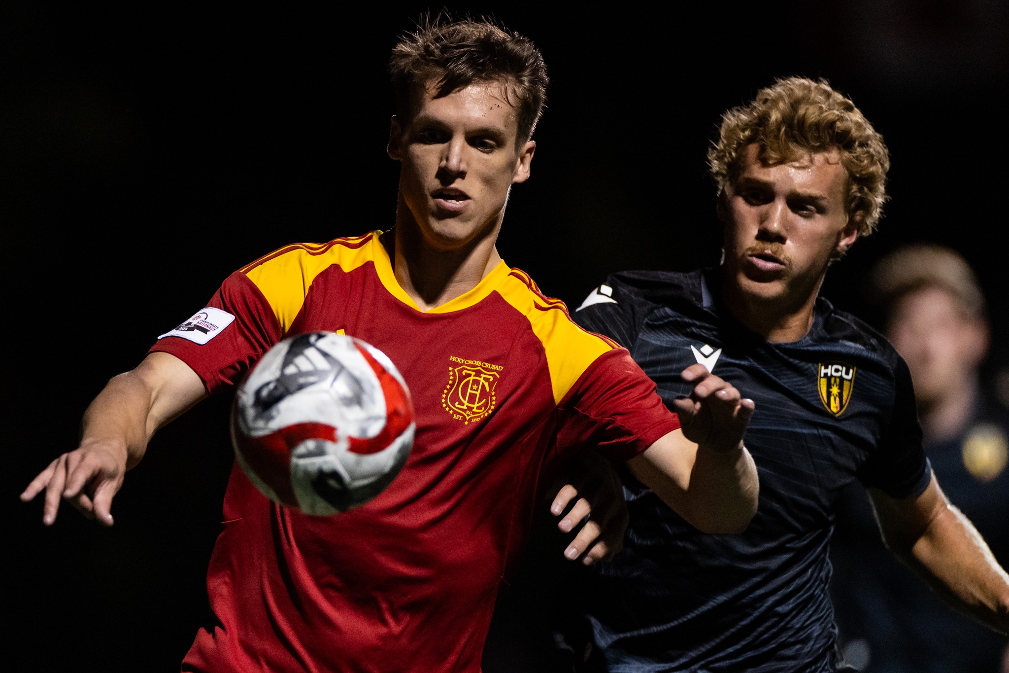 Holy Cross St Johns vs Halifax County United at Canadian Soccer Championships in St John’s, Newfoundland October 12, 2025.. Photo by Trevor Wragg © 2025