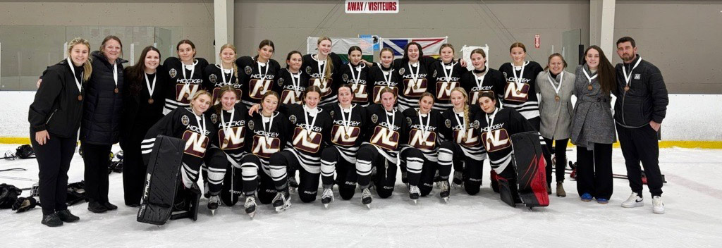 Team NL U16 Female wins bronze at Atlantic Challenge Cup hockey.